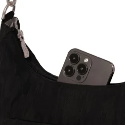 Coastal Flip Lock Half Moon Bag
