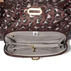 Coastal Flip Lock Half Moon Bag