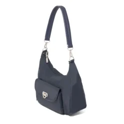 Coastal Flip Lock Half Moon Bag