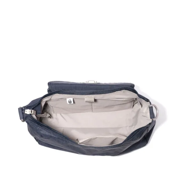Coastal Flip Lock Half Moon Bag