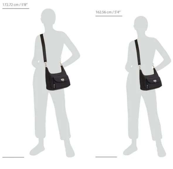 Coastal Flip Lock Half Moon Bag