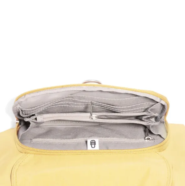 Coastal Flip Lock Half Moon Bag