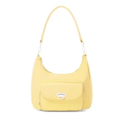 Coastal Flip Lock Half Moon Bag