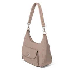 Coastal Flip Lock Half Moon Bag
