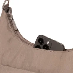 Coastal Flip Lock Half Moon Bag