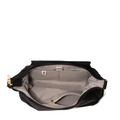 Coastal Flip Lock Half Moon Bag