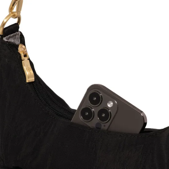 Coastal Flip Lock Half Moon Bag
