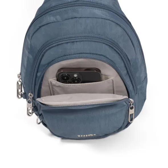 Securtex® Anti-Theft Multi Zip Sling Bag